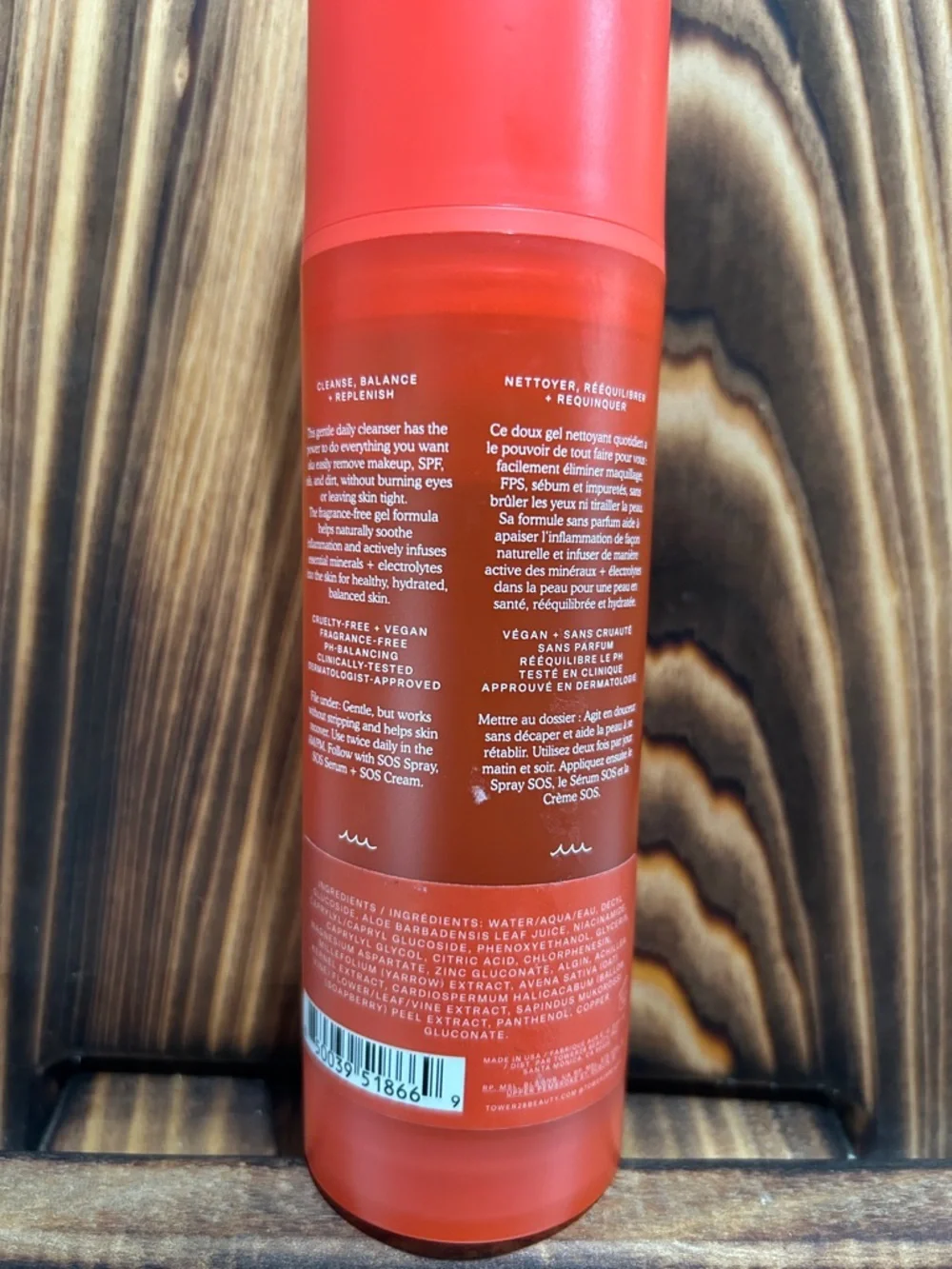 Tower 28 SOS Daily Balancing Gel Cleanser - Red